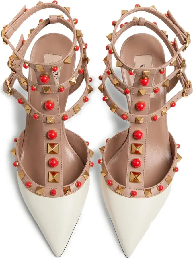 65mm Rockstud embellished pumps - Image 4