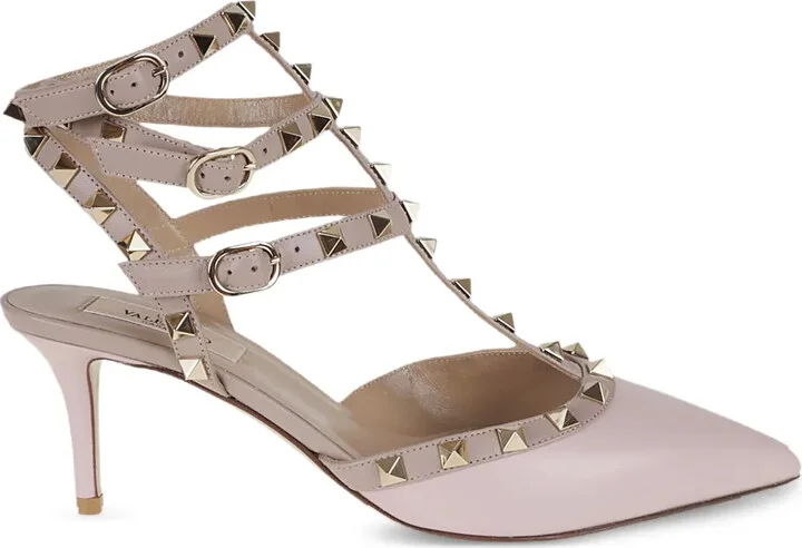 65mm Rockstud heeled pumps