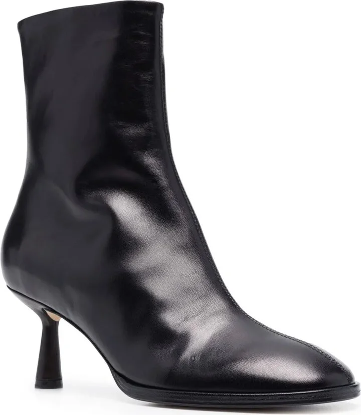 65mm Round-Toe Ankle Boots - Image 2