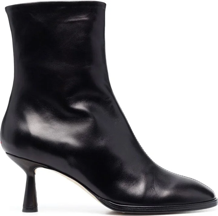 65mm Round-Toe Ankle Boots