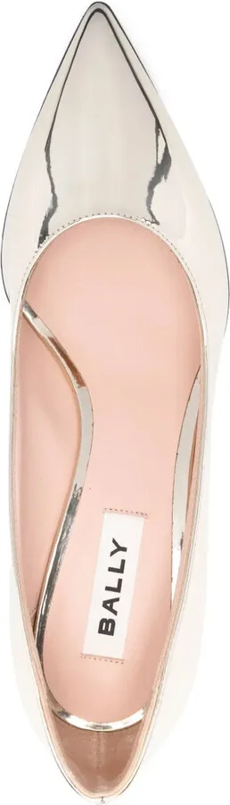 65mm Sculpted-Heel Patent-Finish Pumps - Image 4