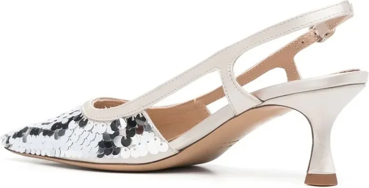 65mm Sequin-Embellished Pumps - Image 3