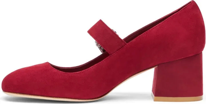 65mm Skyhigh suede pumps - Image 3