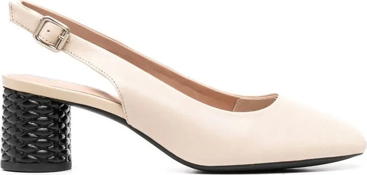 65mm Slingback Block-Heel Pumps