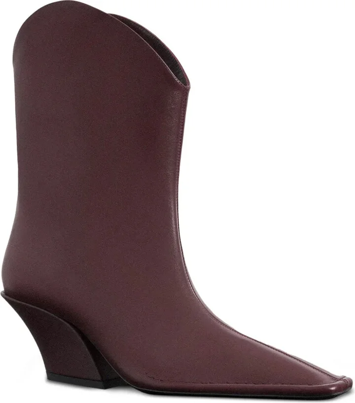 65mm Square-Toe Sculpted-Heel Boots - Image 3