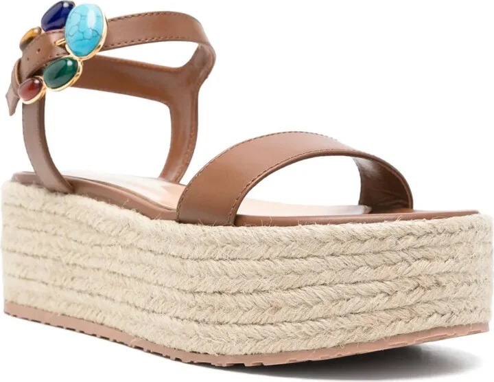 65mm Stone-Embellished Espadrilles - Image 2