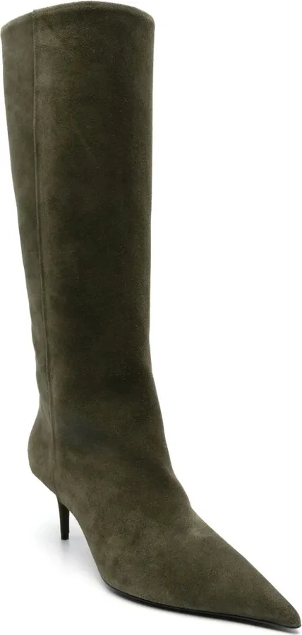 65mm Suede Boots - Image 2