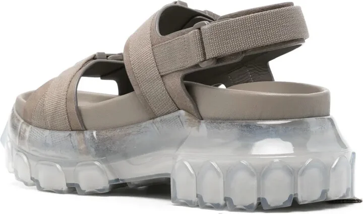 65mm Suede Chunky Platform Sandals - Image 3