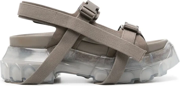 65mm Suede Chunky Platform Sandals