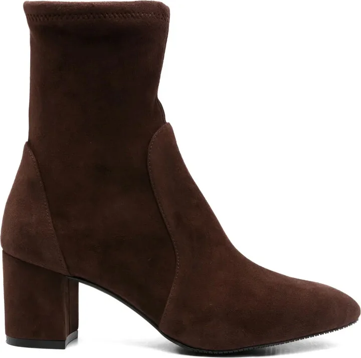 65mm Suede Sock Boots