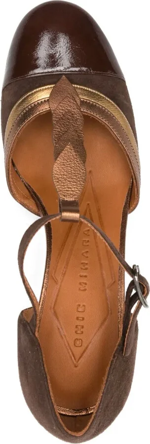 65mm T-bar block-heel pumps - Image 4