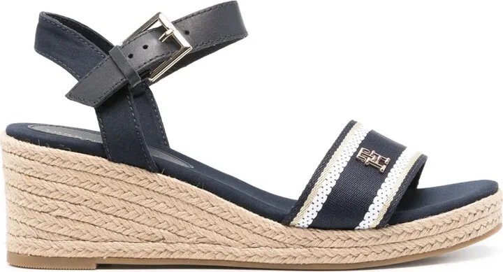 65mm TH-plaque wedge espadrilles