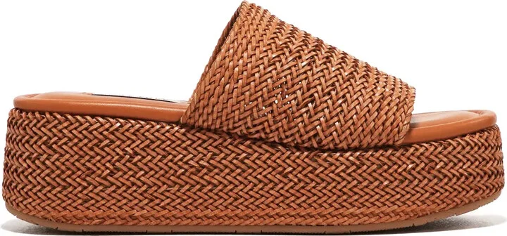 65mm Woven Platform Sandals
