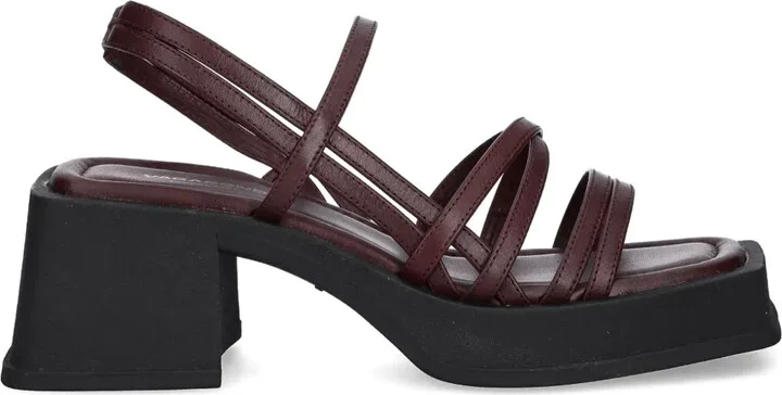67mm Hennie crossover-strap sandals