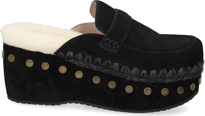 67mm Suede Clogs