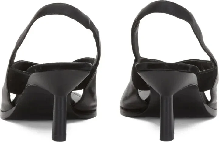 68mm Slingback Leather Sandals - Image 3