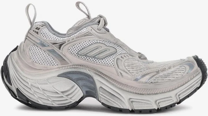 6XL Nylon and Mesh Low-Top Sneakers