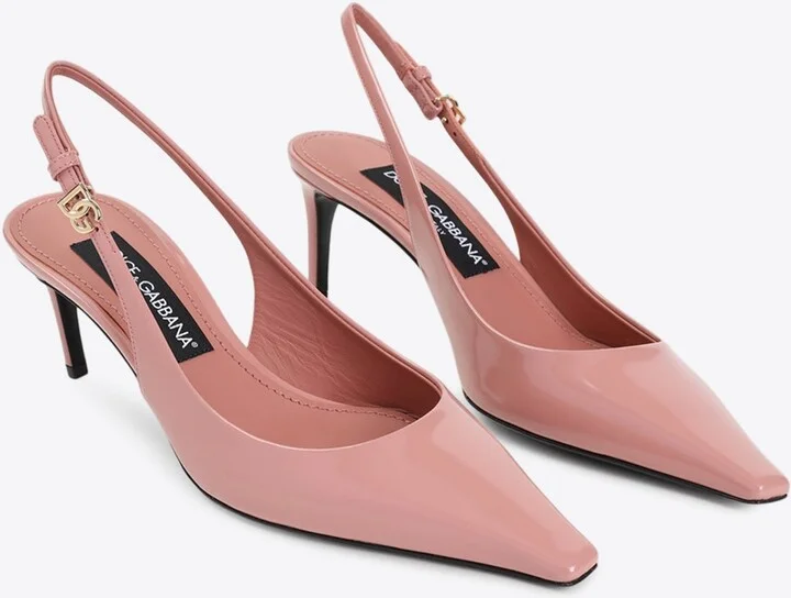 70 Patent Leather Slingback Pumps - Image 2