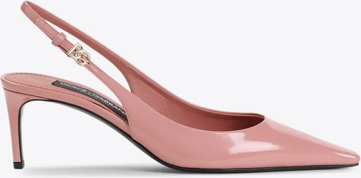 70 Patent Leather Slingback Pumps