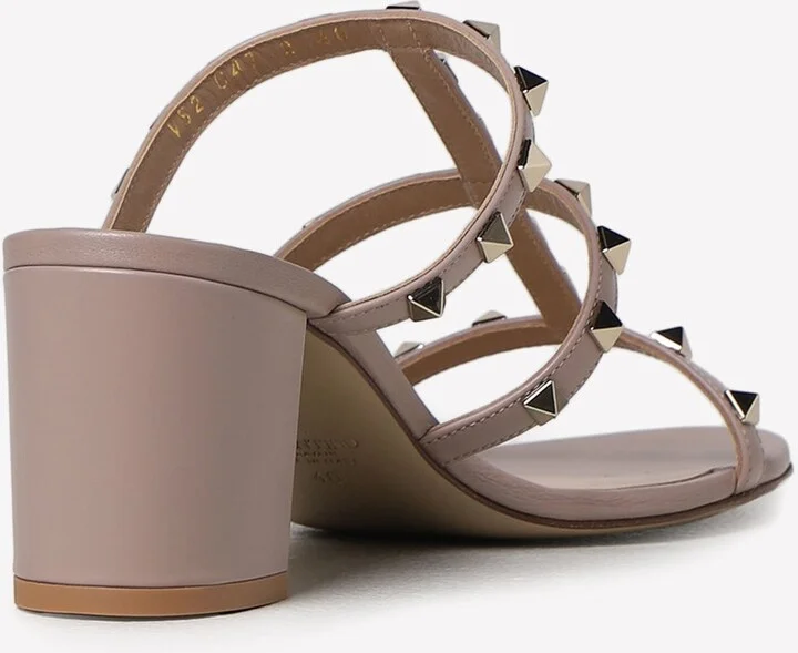 70 Rockstud Leather Mules - Image 2
