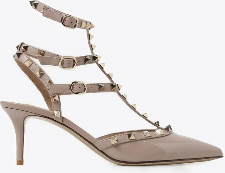70 Rockstud Patent Leather Pumps