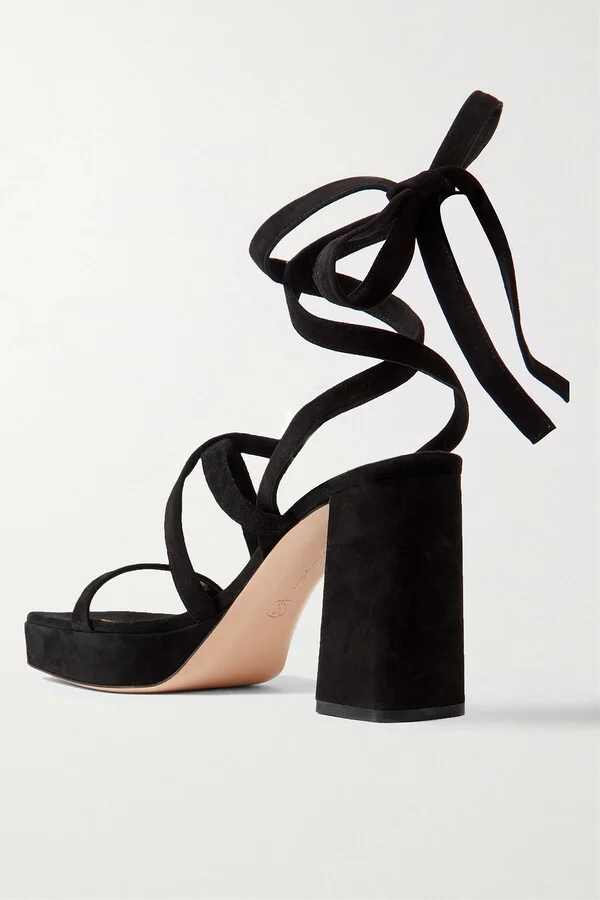 70 Suede Platform Sandals - Image 3