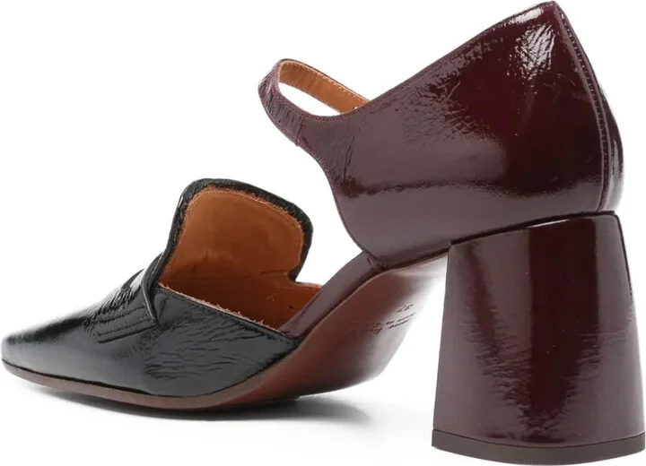 70mm Alinea block-heel ankle-strap pumps - Image 3
