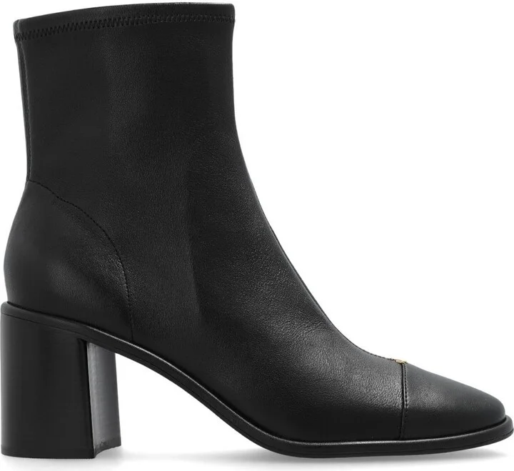 70mm Appliqué Logo Ankle Boots
