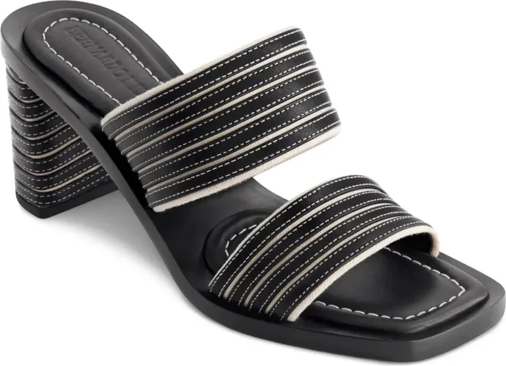 70mm Bari striped double strap sandals - Image 2