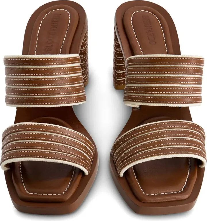 70mm Bari striped sandals - Image 4