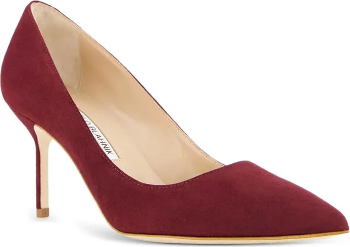 70mm BB pointed-toe suede pumps - Image 2