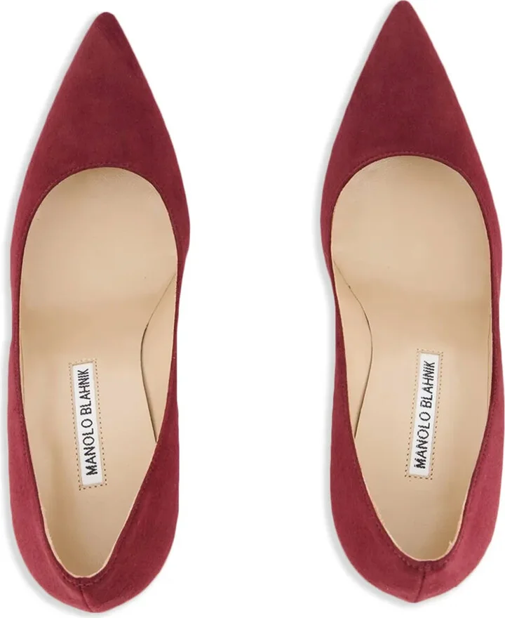 70mm BB pointed-toe suede pumps - Image 5