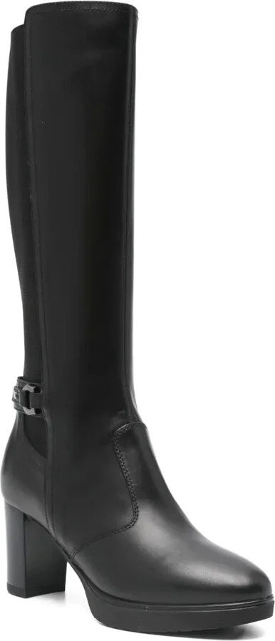 70mm Block-Heel Buckle Boots - Image 2