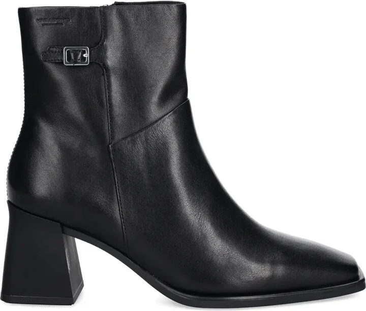 70mm Block-Heel Square-Toe Boots