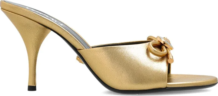 70mm Bow-Detail Sandals