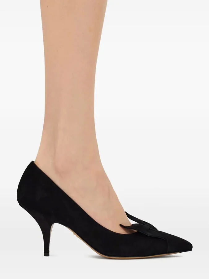70mm Bow-Embellished Pumps - Image 5