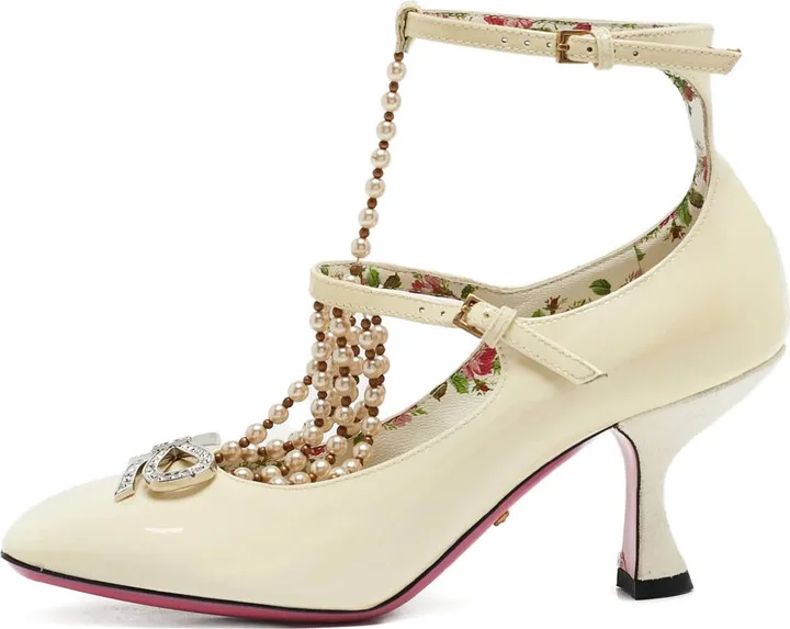 70mm Bow-Embellished Pumps