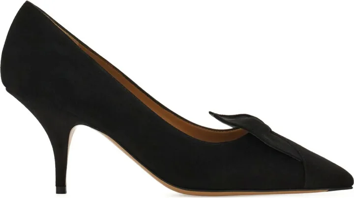 70mm Bow-Embellished Pumps