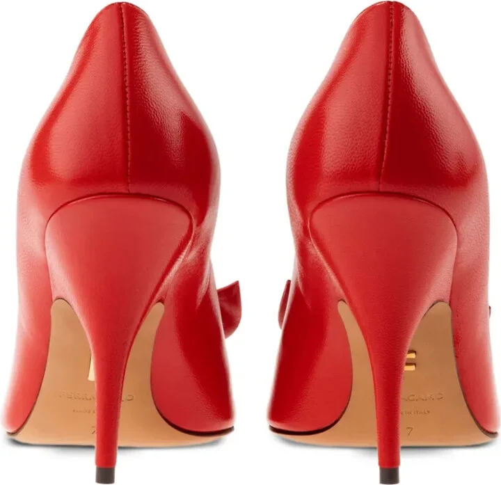 70mm Bow Pointed-Toe Pumps - Image 3