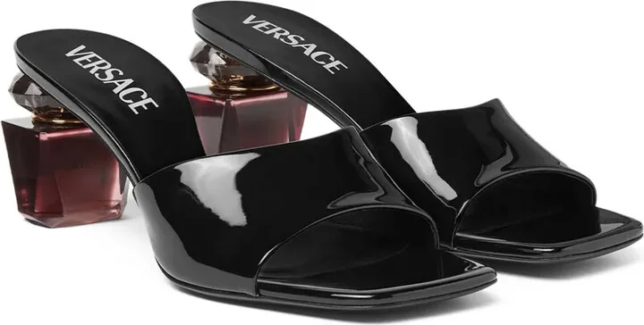 70mm Bright Crystal sandals - Image 2