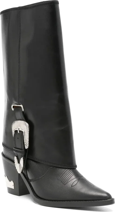 70mm Buckle-Detailed Boots - Image 2