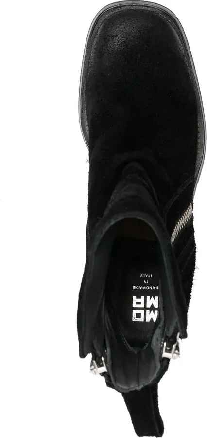 70mm Burnished-Effect Suede Ankle Boots - Image 4