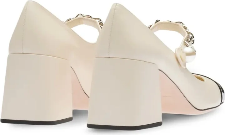 70mm Chain-Strap Pumps - Image 3