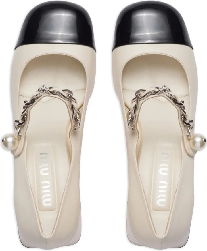 70mm Chain-Strap Pumps - Image 4