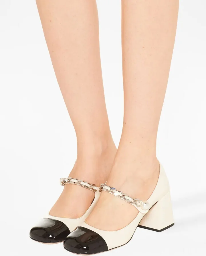 70mm Chain-Strap Pumps - Image 5
