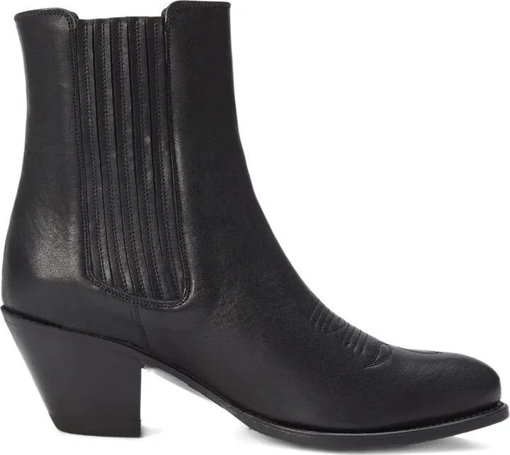70mm Chelsea Western ankle boots