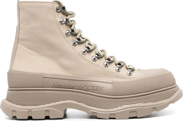 70mm Chunky Lace-Up Boots