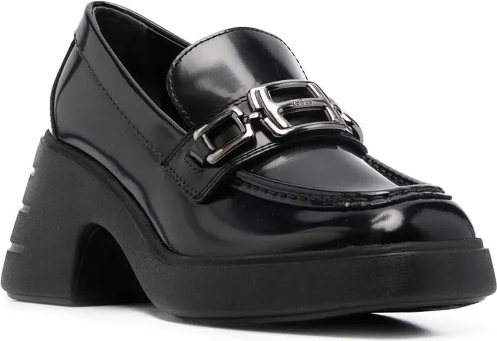70mm Chunky Leather Loafers - Image 2