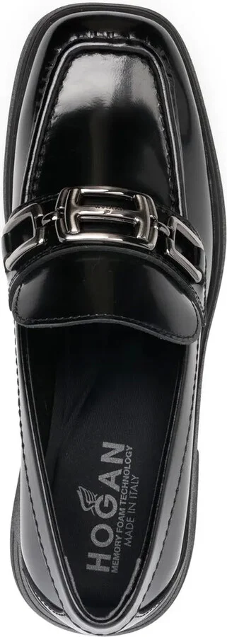70mm Chunky Leather Loafers - Image 4