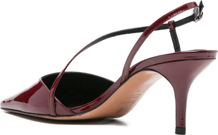 70mm Colce patent-leather cross-strap sandals - Image 3